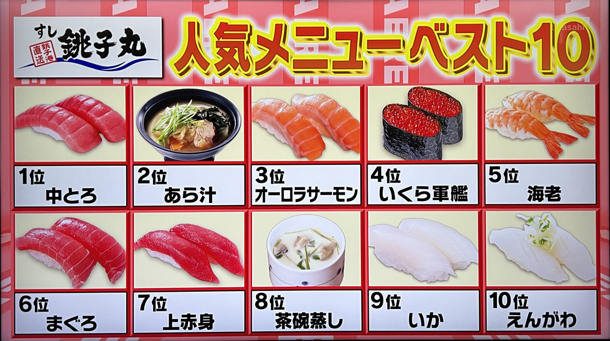 すし銚子丸 全て当てるまで帰れま10